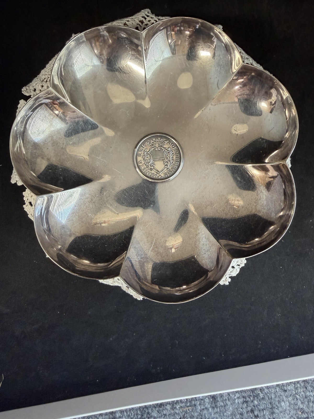 Antique German 800 Silver Gebruder Reiner Dish 145g Solothurn 1760 20 Kreuzer