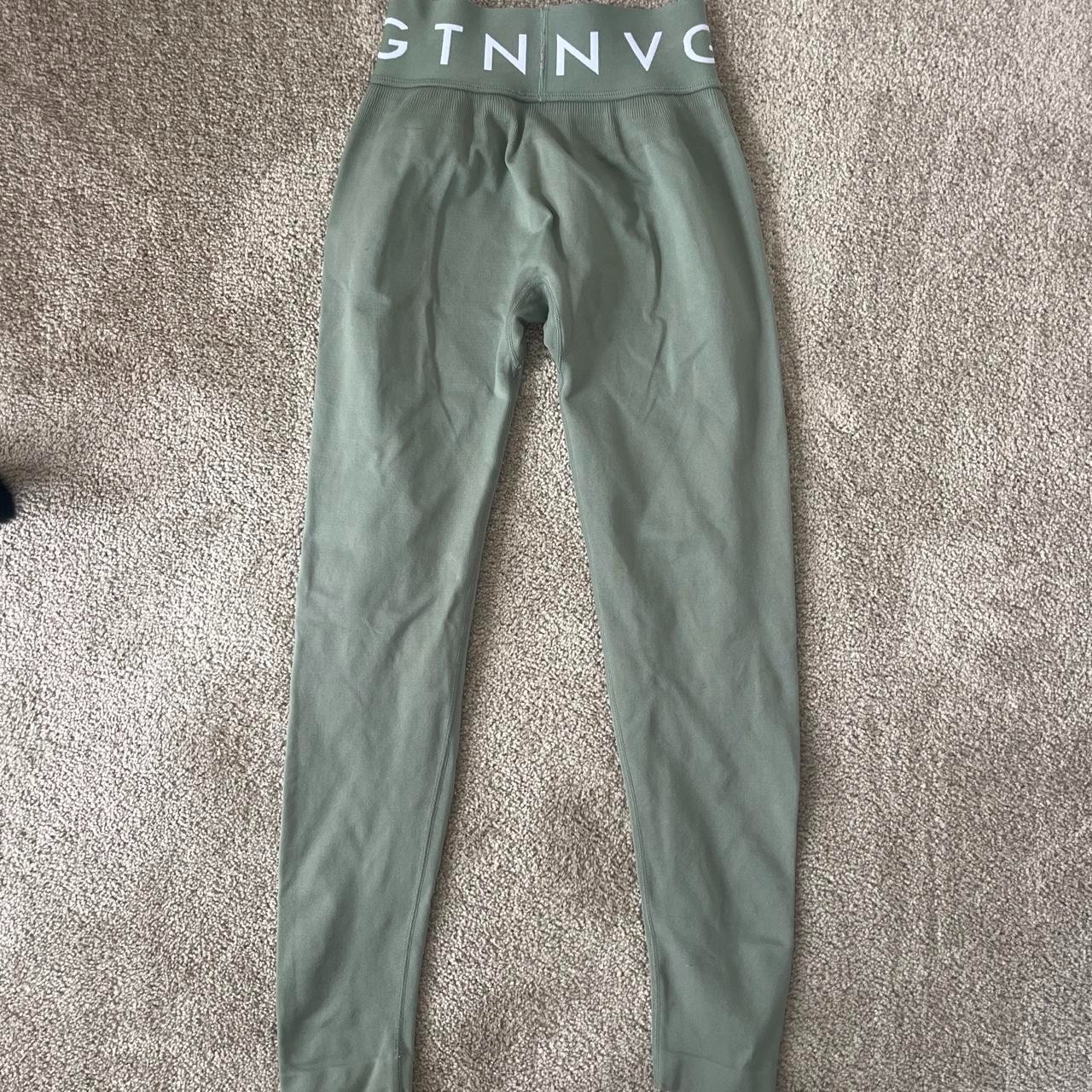 NVGTN Seamless High Waisted Leggings Sage Green Size Small NVGTN Seamless High Waisted Leggings Sage Green Size Small