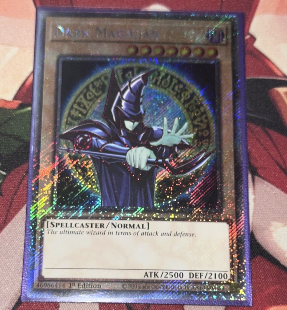 Yu-Gi-Oh Dark Magician 9th Art 1st Edition (Platinum Secret) NM Yu-Gi-Oh Dark Magician 9th Art 1st Edition (Platinum Secret) NM