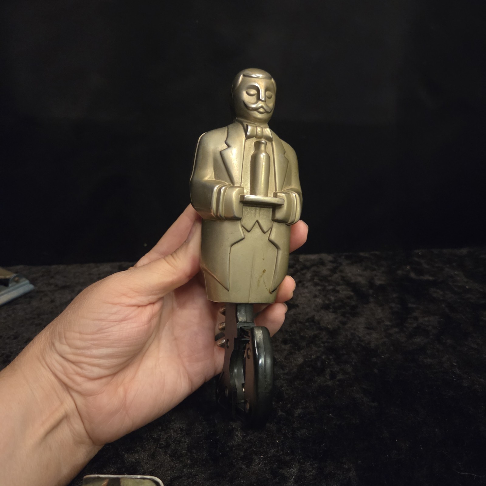Vintage MidCentury  Rare Lenox Butler Bottle Opener & CorkScrew-Excellent