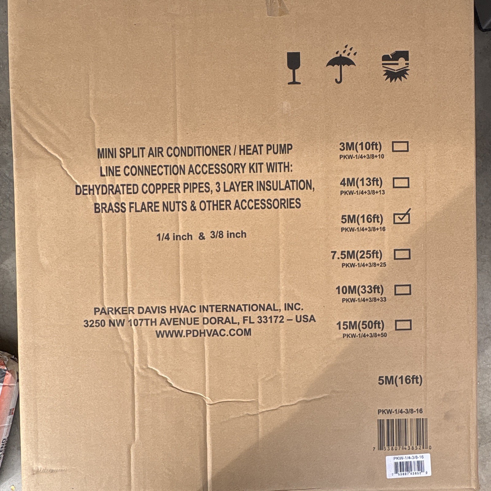Parker Davis HVAC Line Connection Accessory Kit 1/4 & 3/8 in, 16ft (5M) Parker Davis HVAC Line Connection Accessory Kit 1/4 & 3/8 in, 16ft (5M)