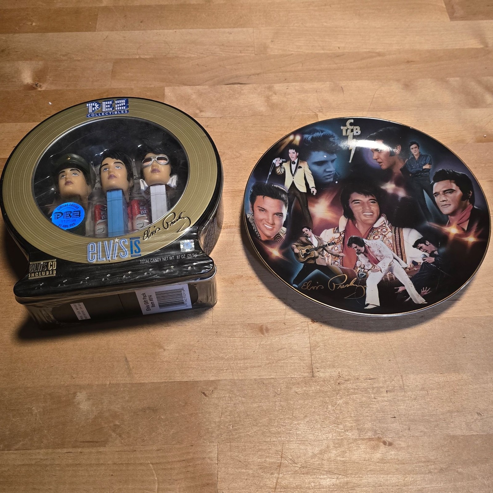 Vintage 2005 Bradford Exchange The King Of Rock N Roll Elvis Porcelain Plate