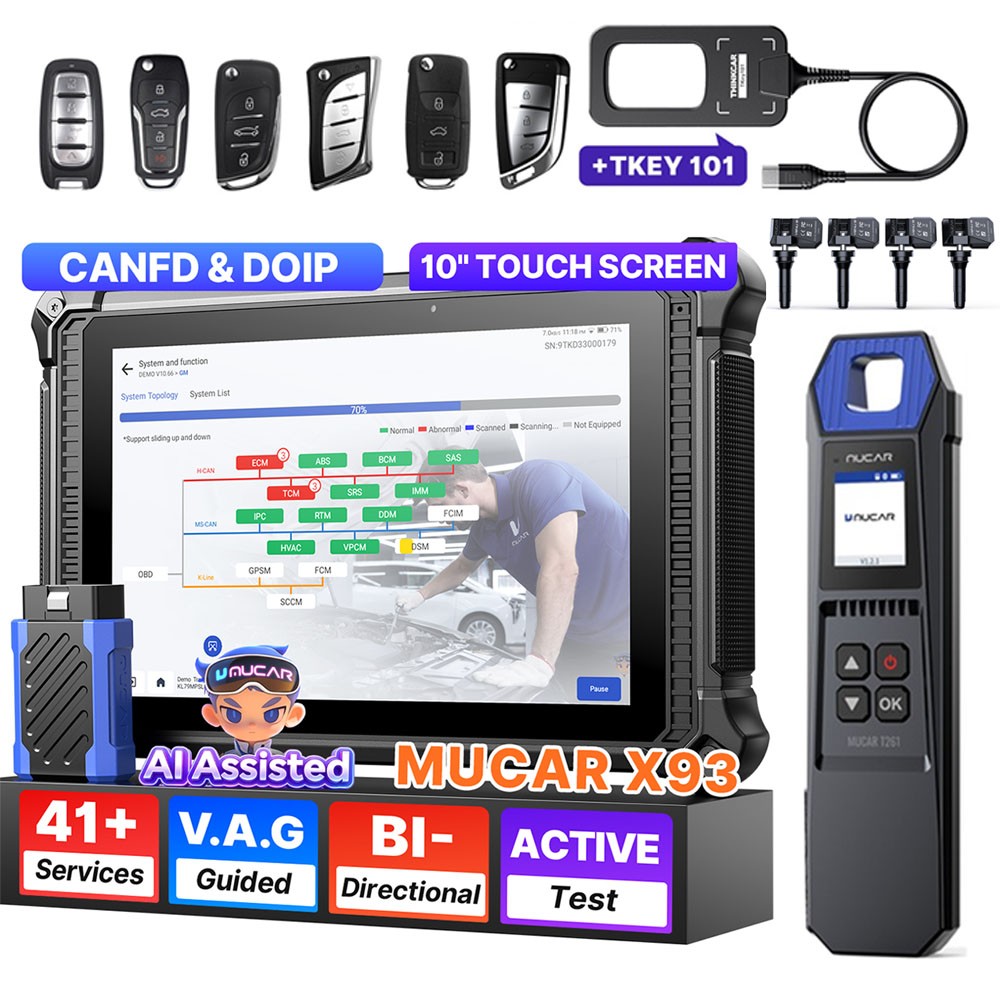 2026 MUCAR X93 Tkey101 & TPMS Programming Topology Map AI Diagnostic Scan Tools 2026 MUCAR X93 Tkey101 & TPMS Programming Topology Map AI Diagnostic Scan Tools