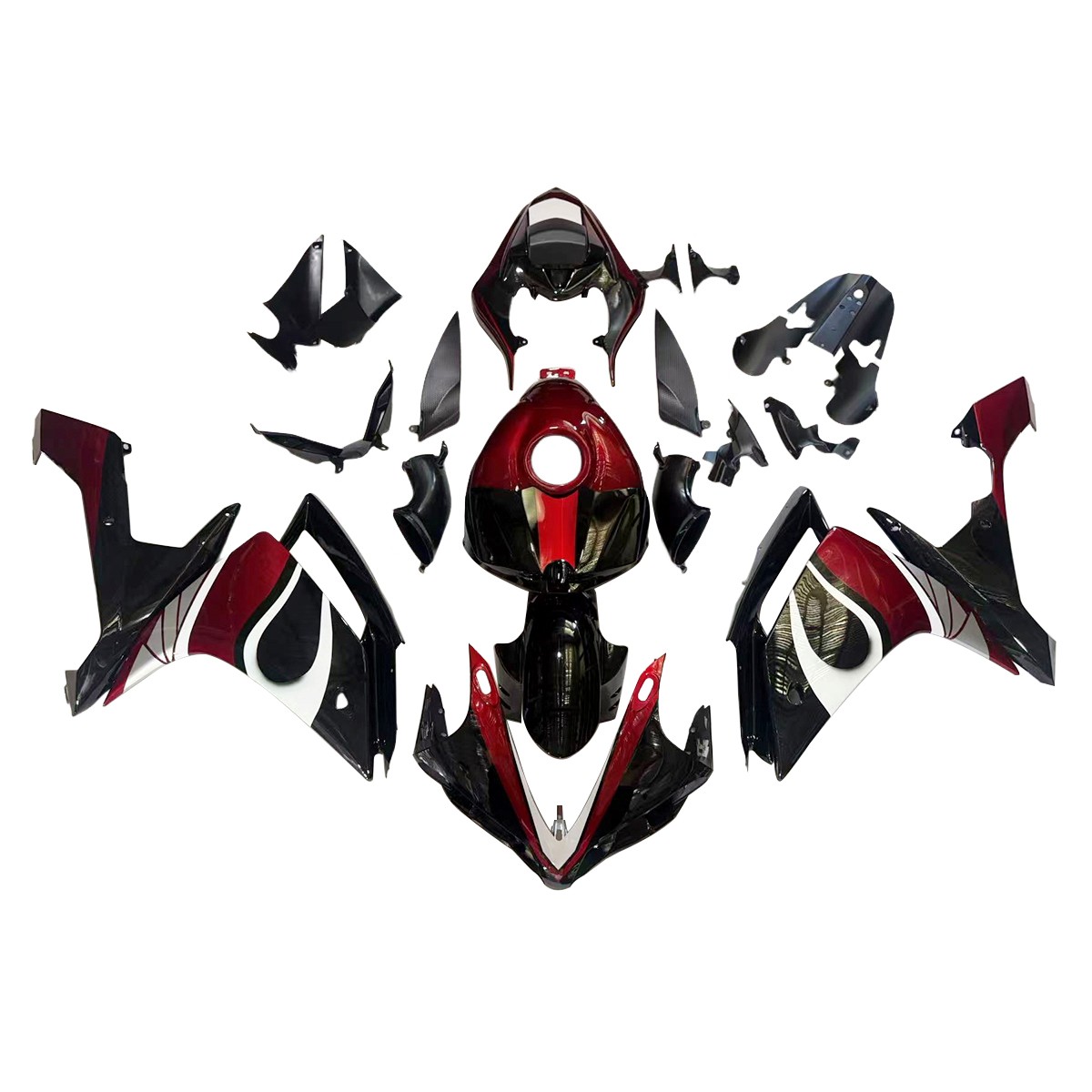 Injection Full Bodywork Fairings Kit For Yamaha YZF R1 2007 2008 ABS Bodykit Red
