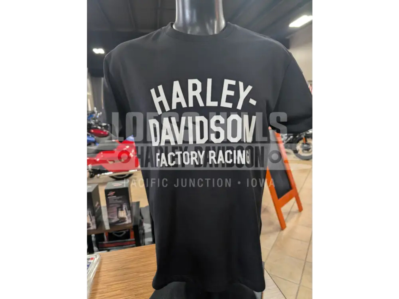 Harley-Davidson Unisex Black Factory Racing T-shirt 96375-26VX