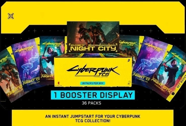 Cyberpunk TCG Beta Booster Box Sealed Cyberpunk TCG Beta Booster Box Sealed