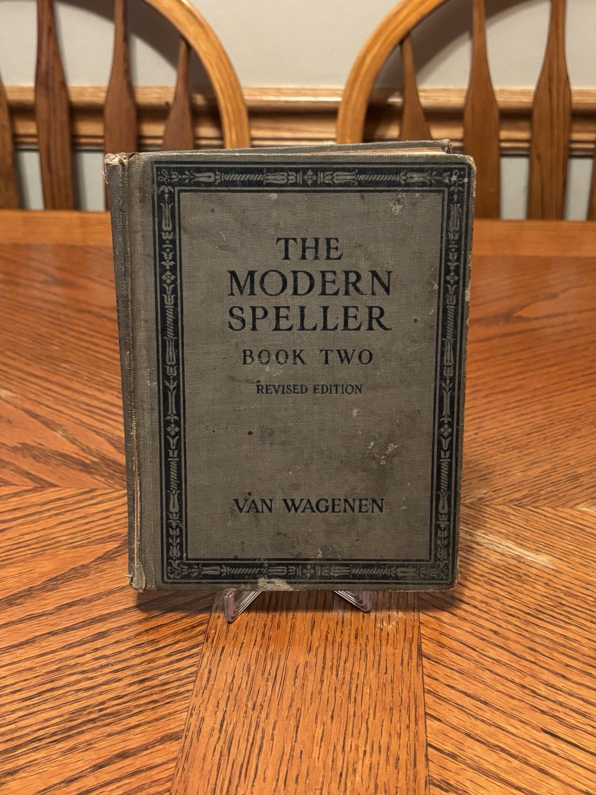 Antique 1925 The Modern Speller Book Two Revised Edition Kate Van Wagenen School