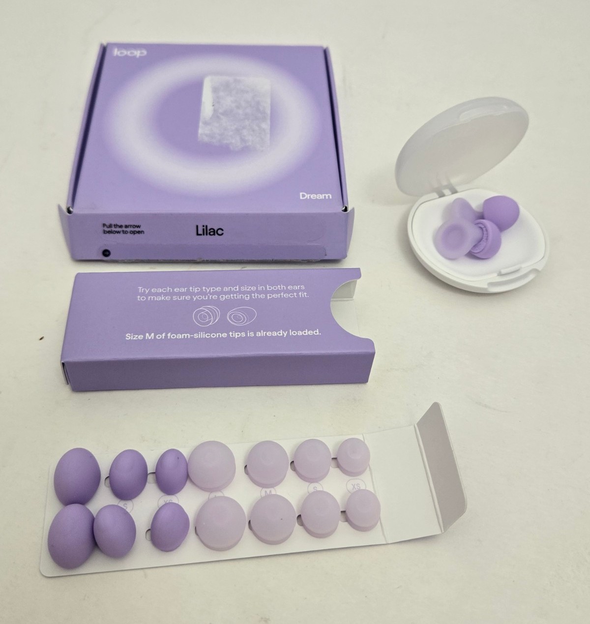 LOOP Dream Silicone Earplugs LILAC NRR 21 19 db