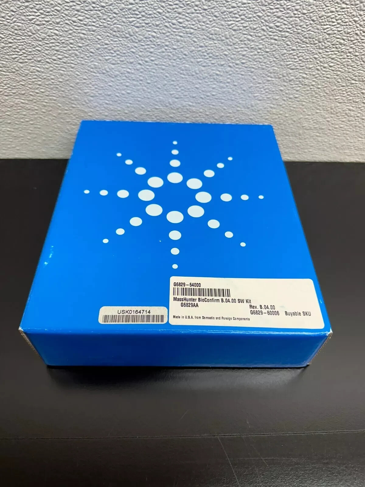 Agilent PN G6829-64000 MassHunter BioConfirm B.04.00 Software Kit G6829AA Agilent PN G6829-64000 MassHunter BioConfirm B.04.00 Software Kit G6829AA