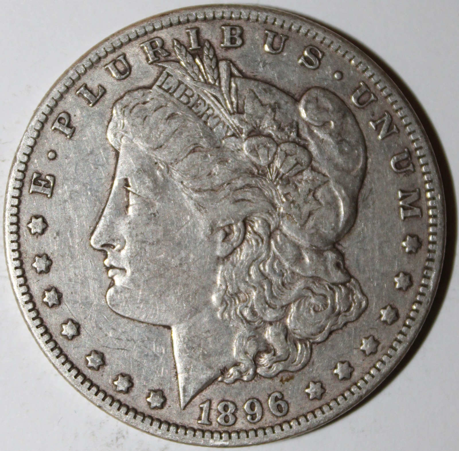 1896-O MORGAN SILVER DOLLAR VF [[[w538 1896-O MORGAN SILVER DOLLAR VF [[[w538