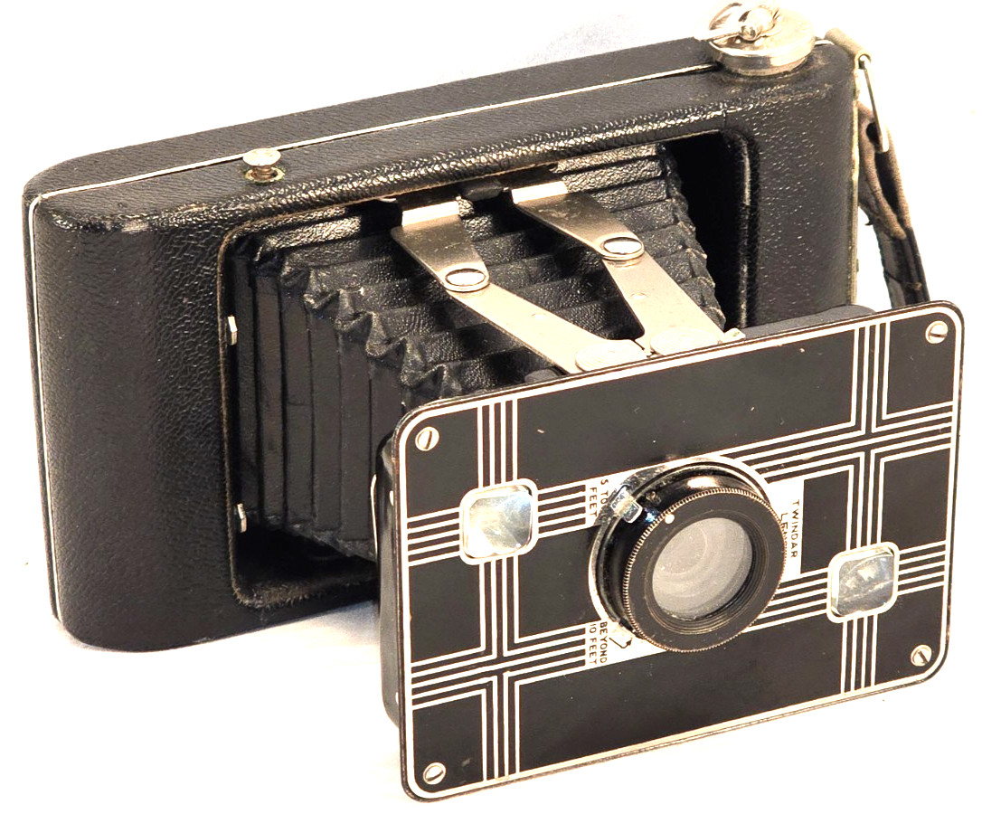 NICE Vintage Kodak Jiffy Six-20 Folding Camera Deco Vintage Mid Century SWEET