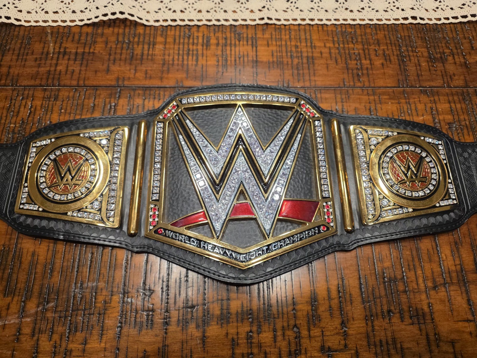 Authentic Kids WWE World Heavyweight Championship Belt Reigns Restoned Simpson