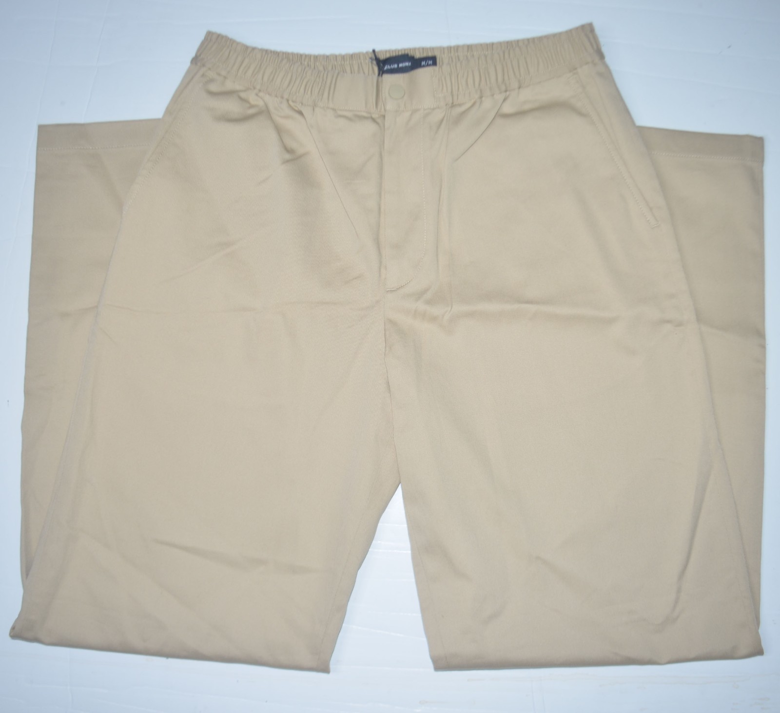 NWT CLUB MONACO Stretch Cotton Elastic Waist Relaxed Khaki Pants Sz M x 32 NWT CLUB MONACO Stretch Cotton Elastic Waist Relaxed Khaki Pants Sz M x 32
