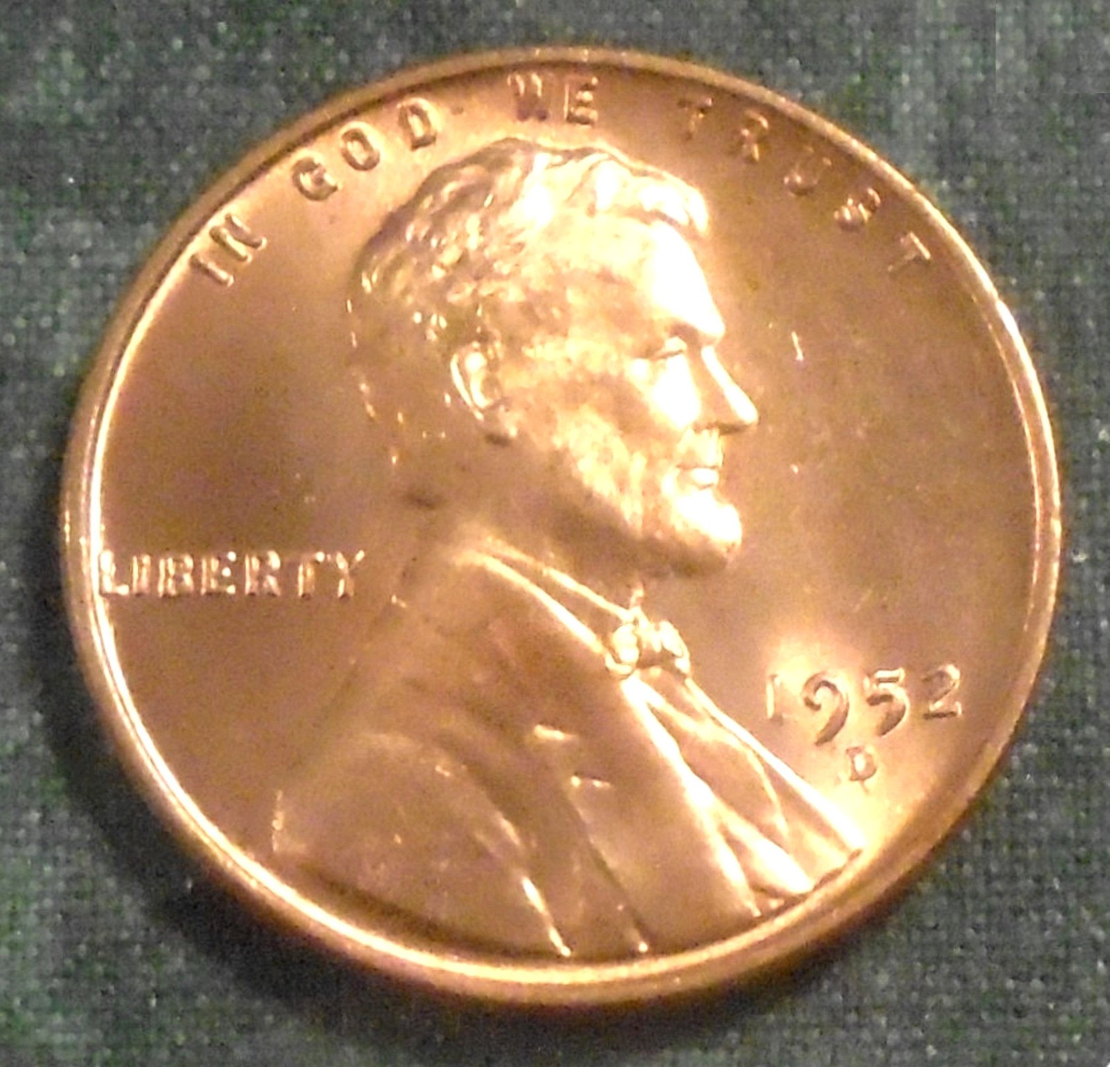 1952 D Wheat Cent BU FuLL RED BRILLIANT UNCIRCULATED Denver MANY BU DATES STORE 1952 D Wheat Cent BU FuLL RED BRILLIANT UNCIRCULATED Denver MANY BU DATES STORE