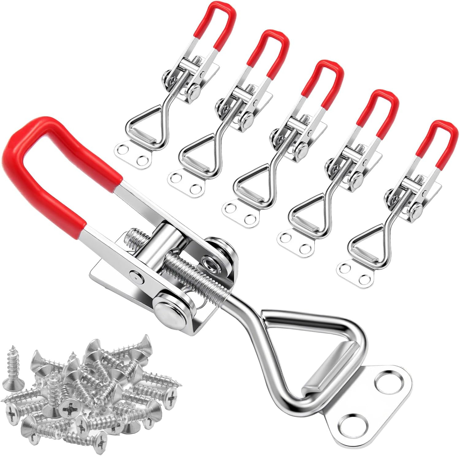 6 Pack Toggle Latch Clamp 4001, Adjustable Toggle Clamp Latch