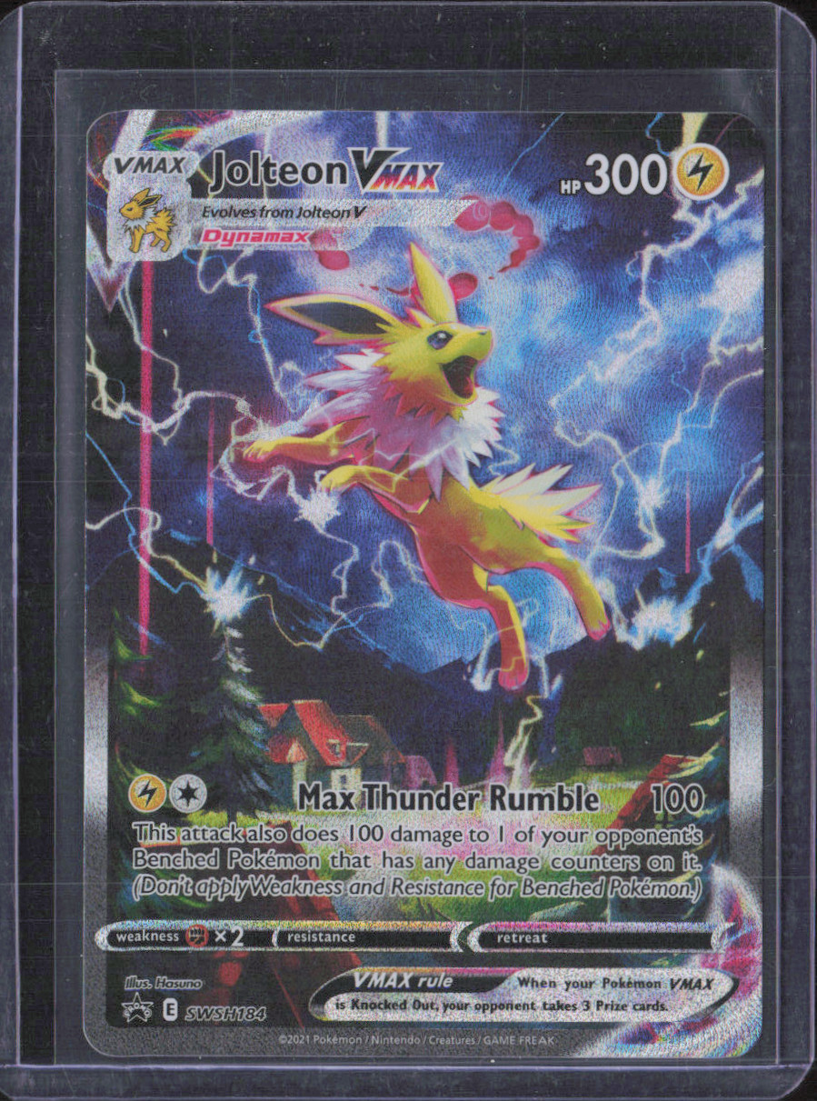 Jolteon VMAX SWSH184 SWSH: Sword & Shield Promo Cards Holo