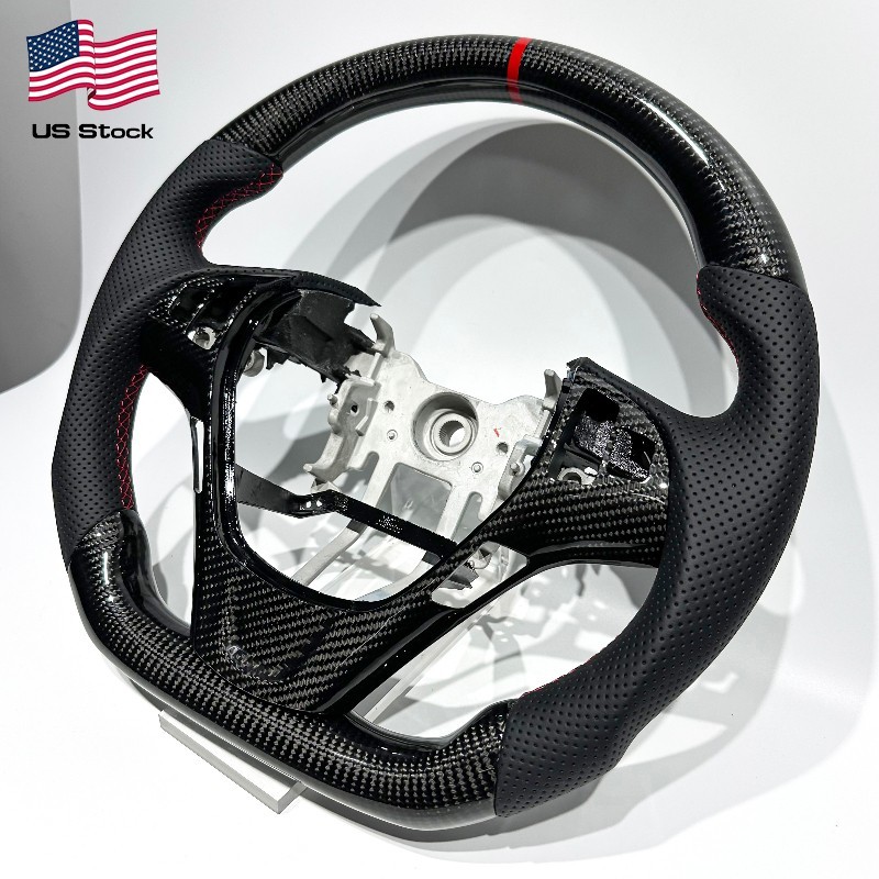 US In Stock Real Carbon Fiber Steering Wheel for Hyundai Genesis Coupe 2009-2014 US In Stock Real Carbon Fiber Steering Wheel for Hyundai Genesis Coupe 2009-2014