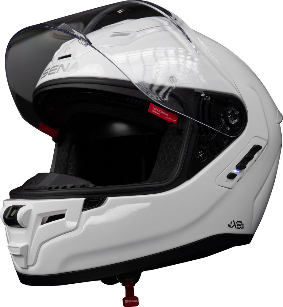 SENA Phantom XB Smart Full Face Bluetooth Helmet (2027) WHITE - Large