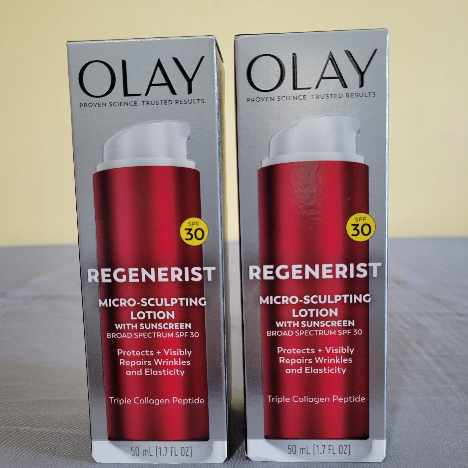 2pk. Olay Regenerist Micro-Sculpting Lotion SPF 30 Broad Spectrum Face 1.7oz 2pk. Olay Regenerist Micro-Sculpting Lotion SPF 30 Broad Spectrum Face 1.7oz