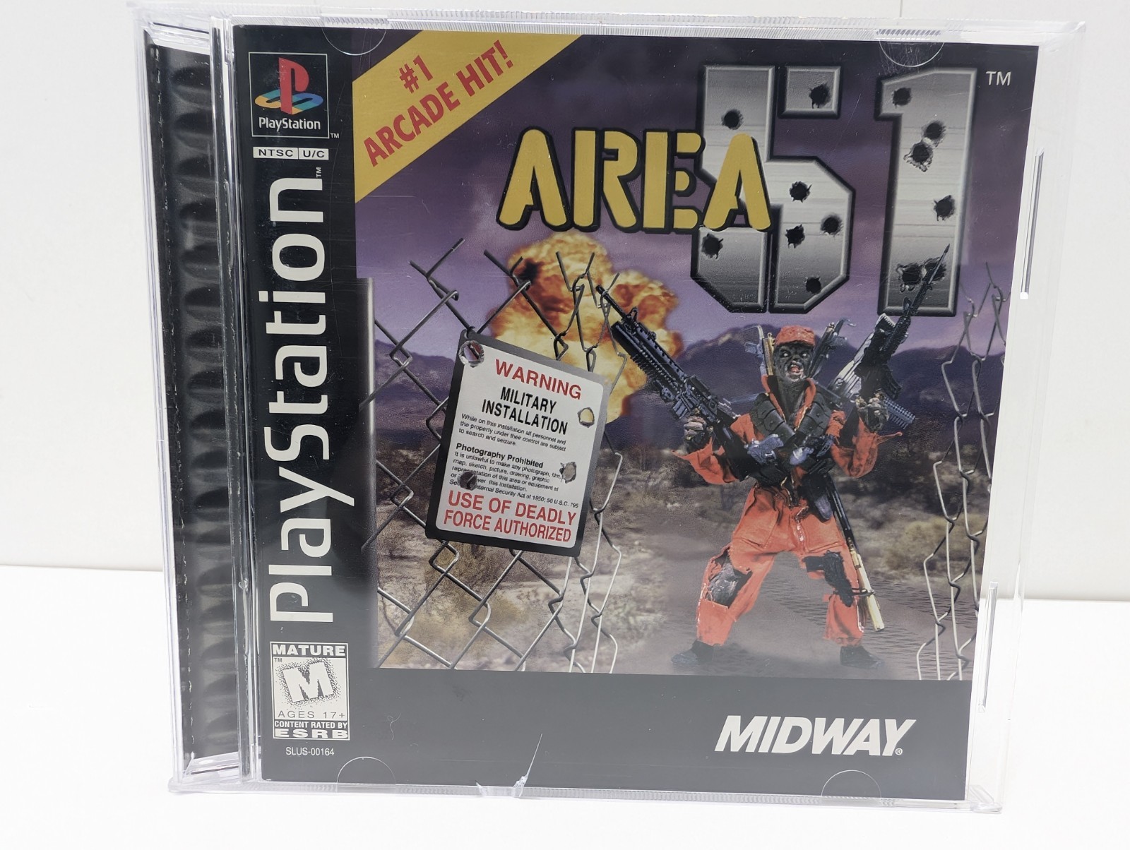 Area 51 PS1 PlayStation 1 Complete CIB Great Condition Tested Working Area 51 PS1 PlayStation 1 Complete CIB Great Condition Tested Working