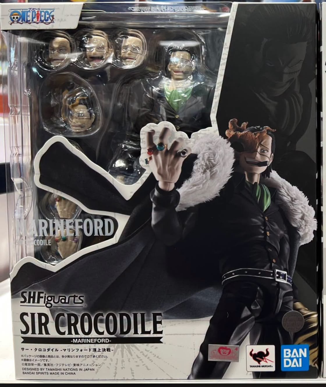 In-Stock Bandai S.H.Figuarts Figure Crocodile Summit War of Marineford One Piece