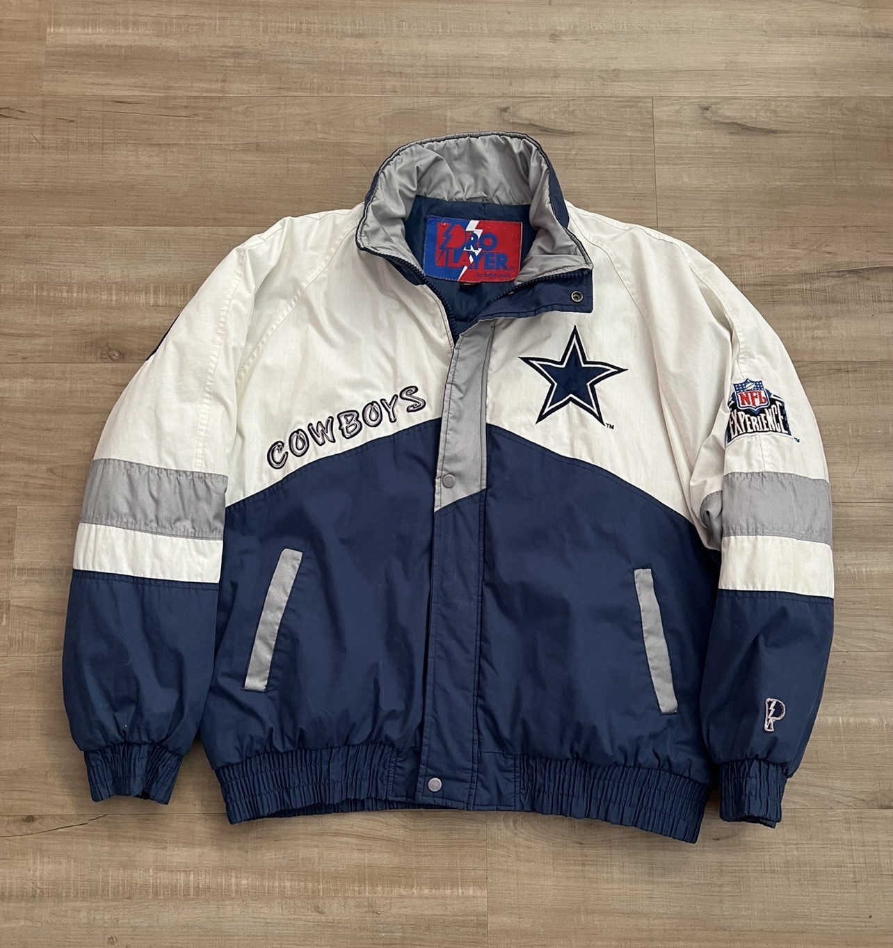 Vintage Dallas Cowboys 1997 Pro Player NFL Experience Sideline Jacket Men’s XL