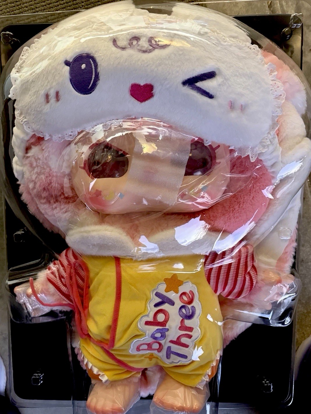BNIB Baby Three 1000% Good Night Baby Limited Oversized Plush Doll * US SELLER BNIB Baby Three 1000% Good Night Baby Limited Oversized Plush Doll * US SELLER