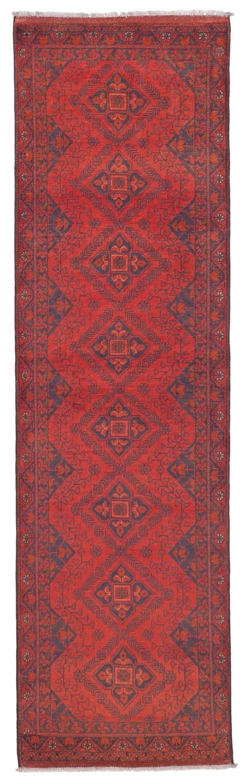 Vintage Hand-knotted Runner Rug 2\'8\