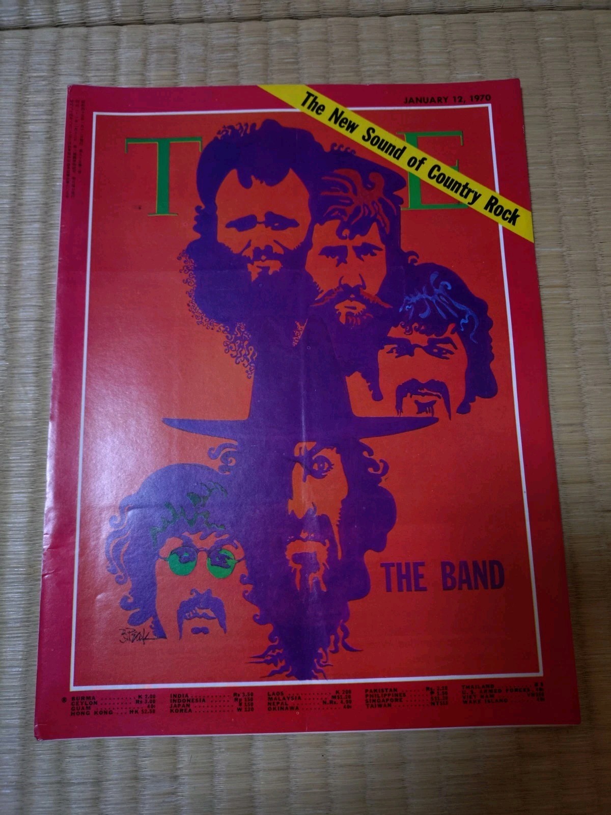 Time magazine January 12 1970 The Band New Sound of Country Rock Illustrated Time magazine January 12 1970 The Band New Sound of Country Rock Illustrated