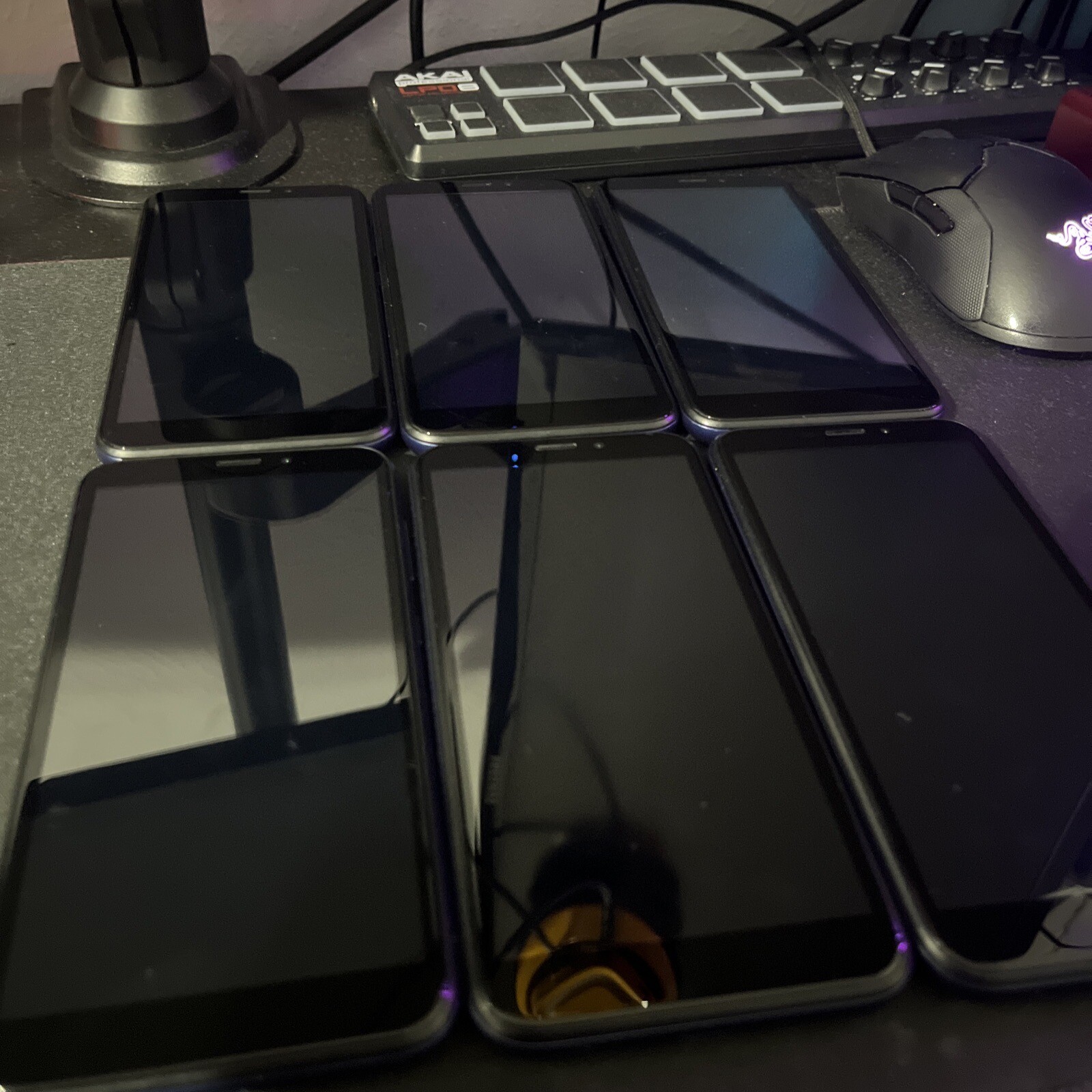 Lot Of 6 Cricket Debut Phones all working and unlocked Lot Of 6 Cricket Debut Phones all working and unlocked