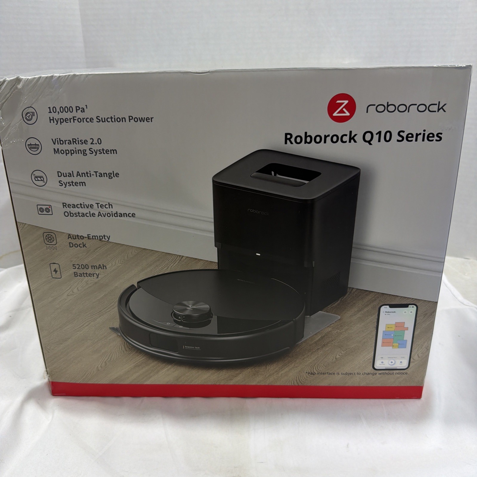 Roborock Q10 S5+ Series Robotic Vacuum Cleaner Mop & Auto-Empty Dock Sealed