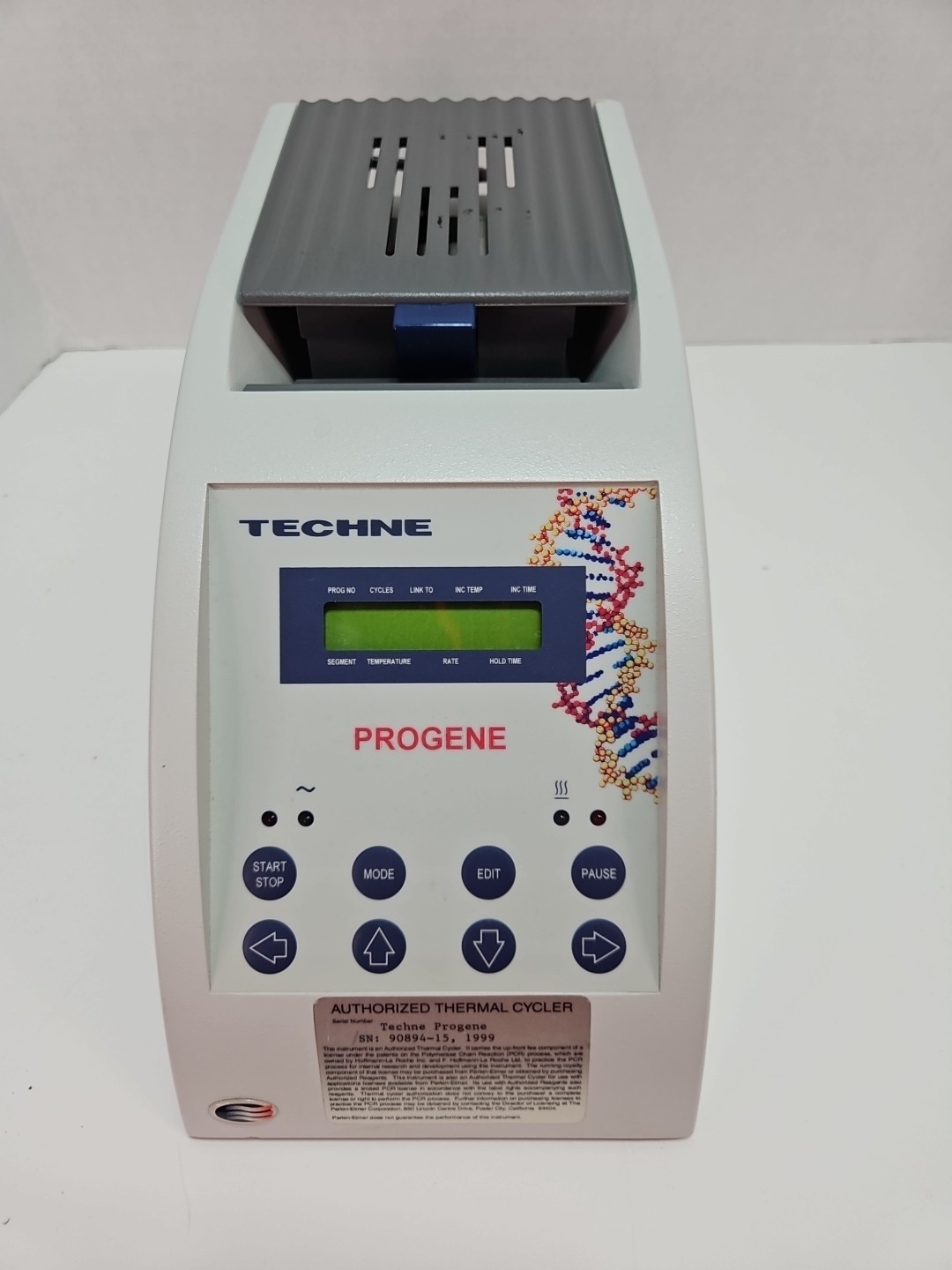 TECHNE Programmable Thermal Cycler with Power Cord No instruction manual.