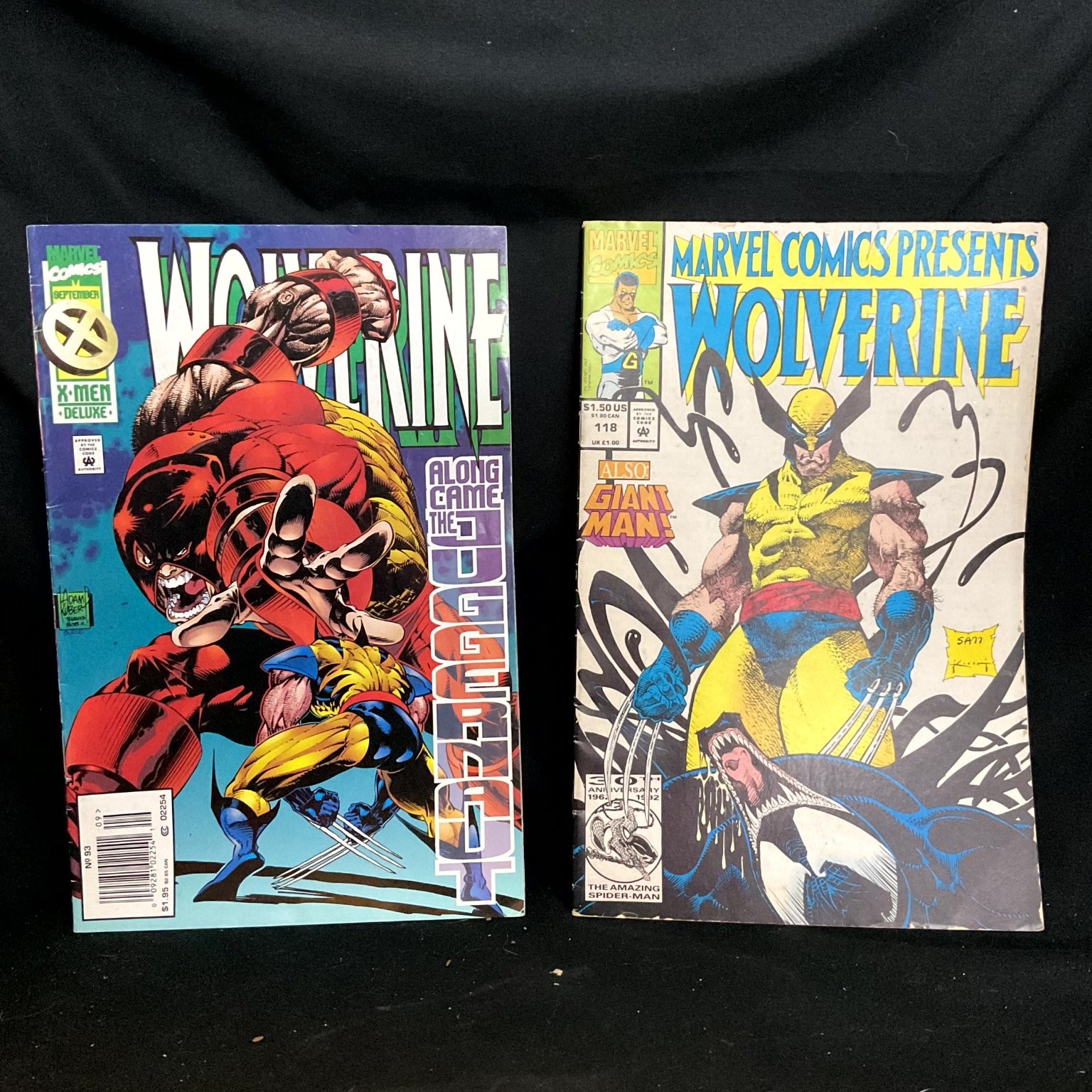 Wolverine #93 Juggernaut 1995 & Marvel Comics Presents #118 Venom 1992