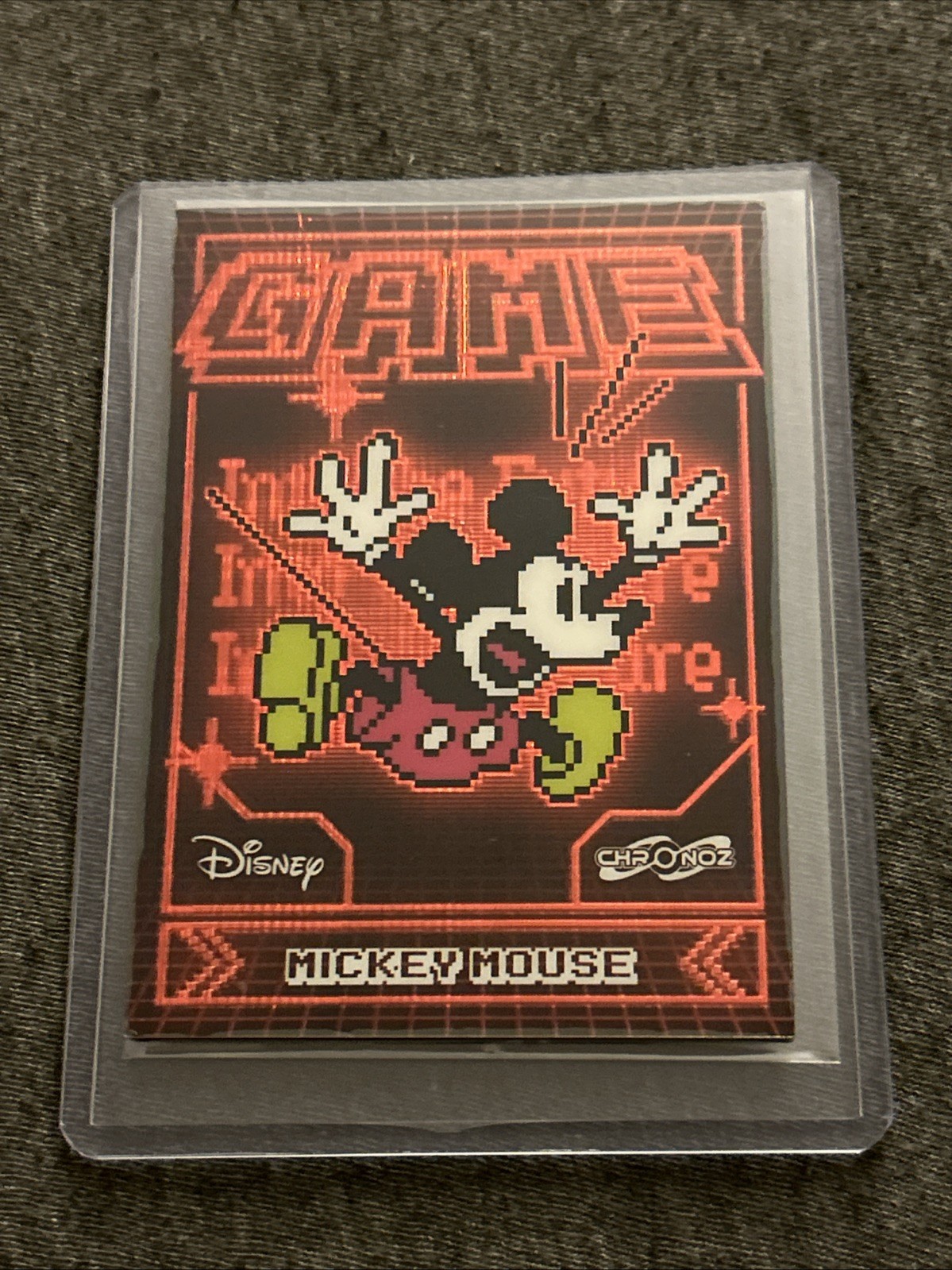 CardFun 2026 ChronoZ Disney Legacy Mickey Mouse Game Red 5/5 Rare CDL-FPGR-02 CardFun 2026 ChronoZ Disney Legacy Mickey Mouse Game Red 5/5 Rare CDL-FPGR-02