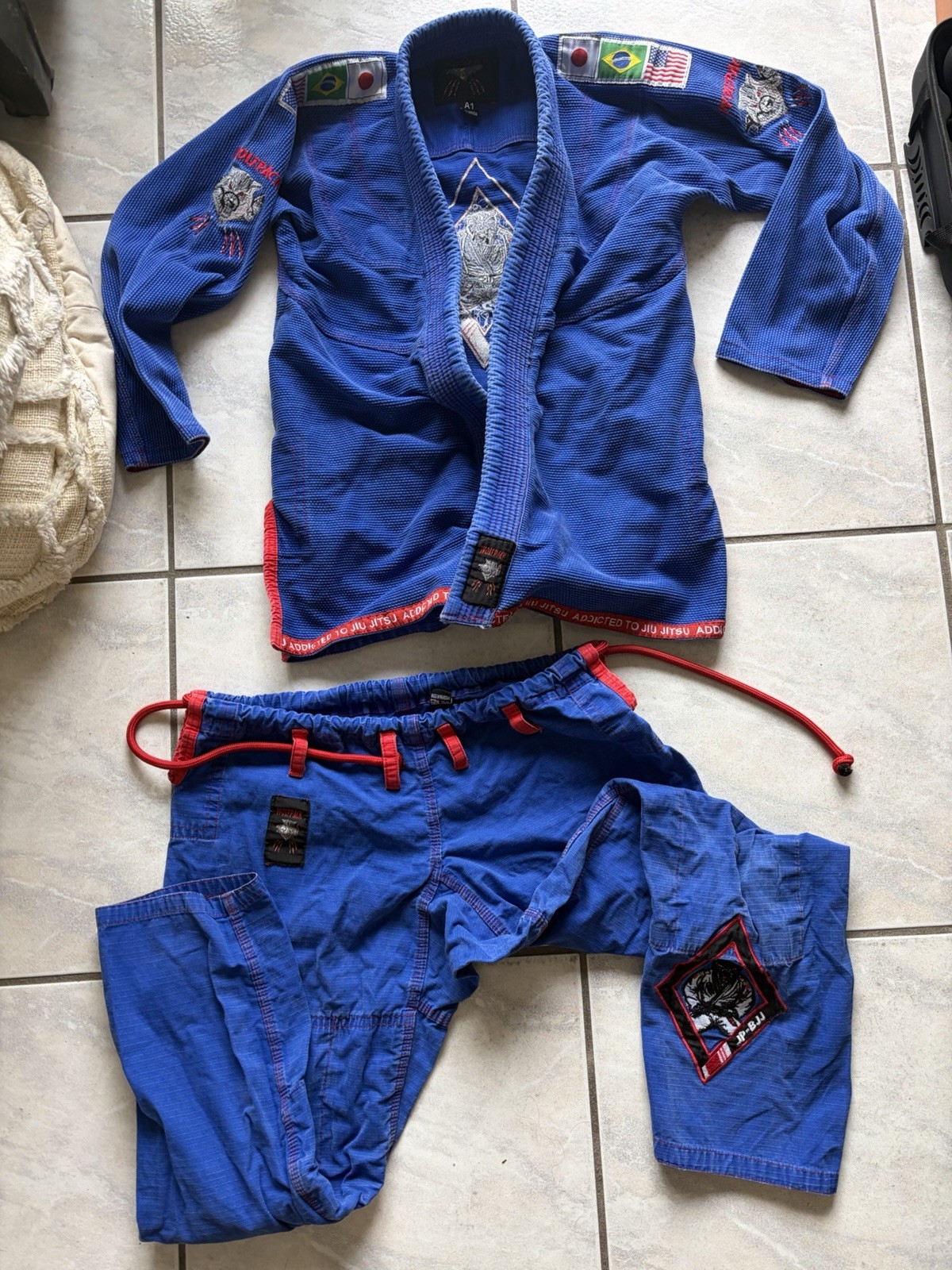 KIDS JIU JITSU BJJ GI, SIZE A1