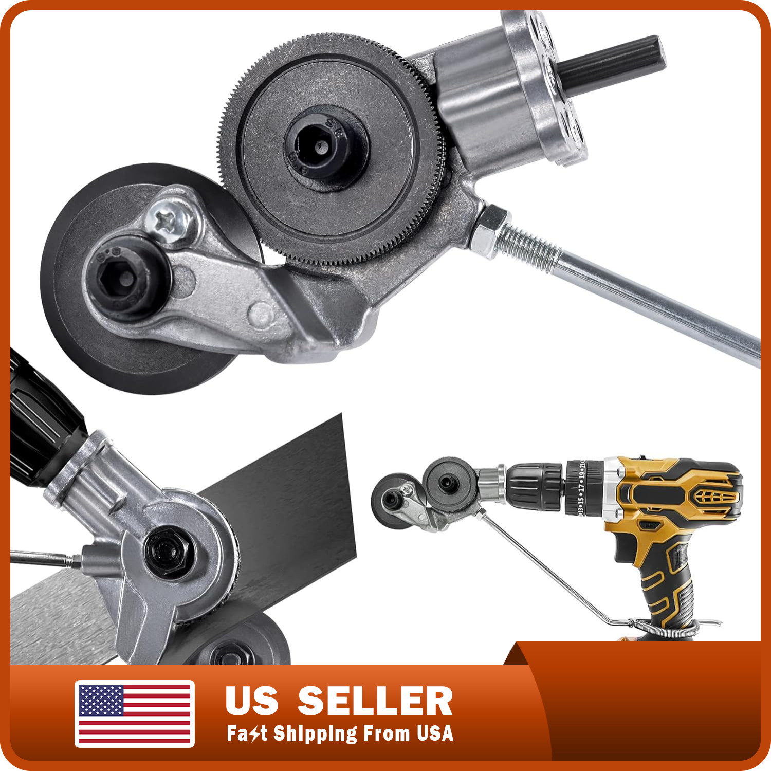 NEW 2026 Electric Drill Plate Cutter Metal Nibbler Drill Attachment with Adapter