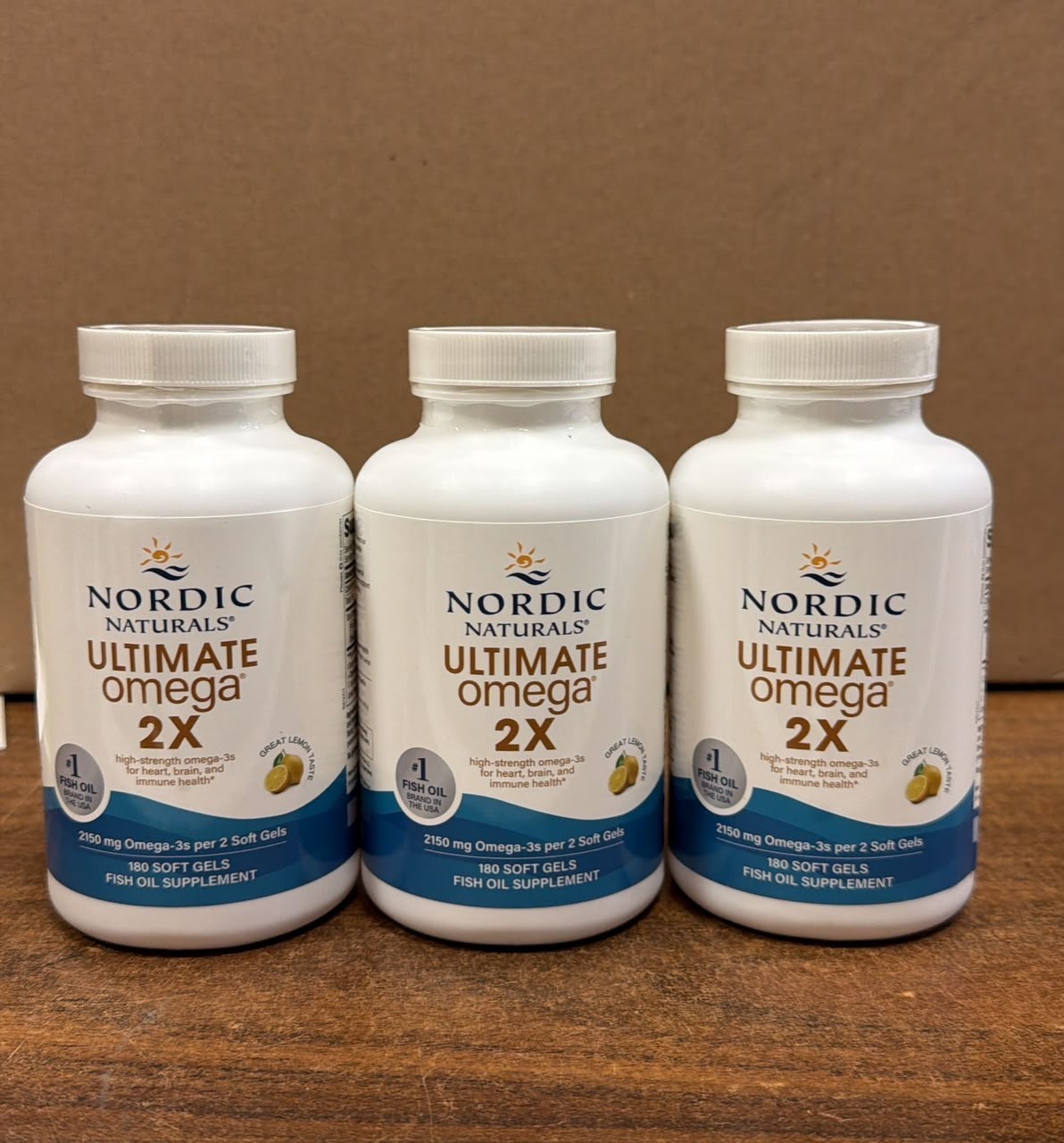 3 Pack Nordic Naturals Ultimate Omega 2x Fish Oil 2150 mg 180 SoftGels NEW 3 Pack Nordic Naturals Ultimate Omega 2x Fish Oil 2150 mg 180 SoftGels NEW