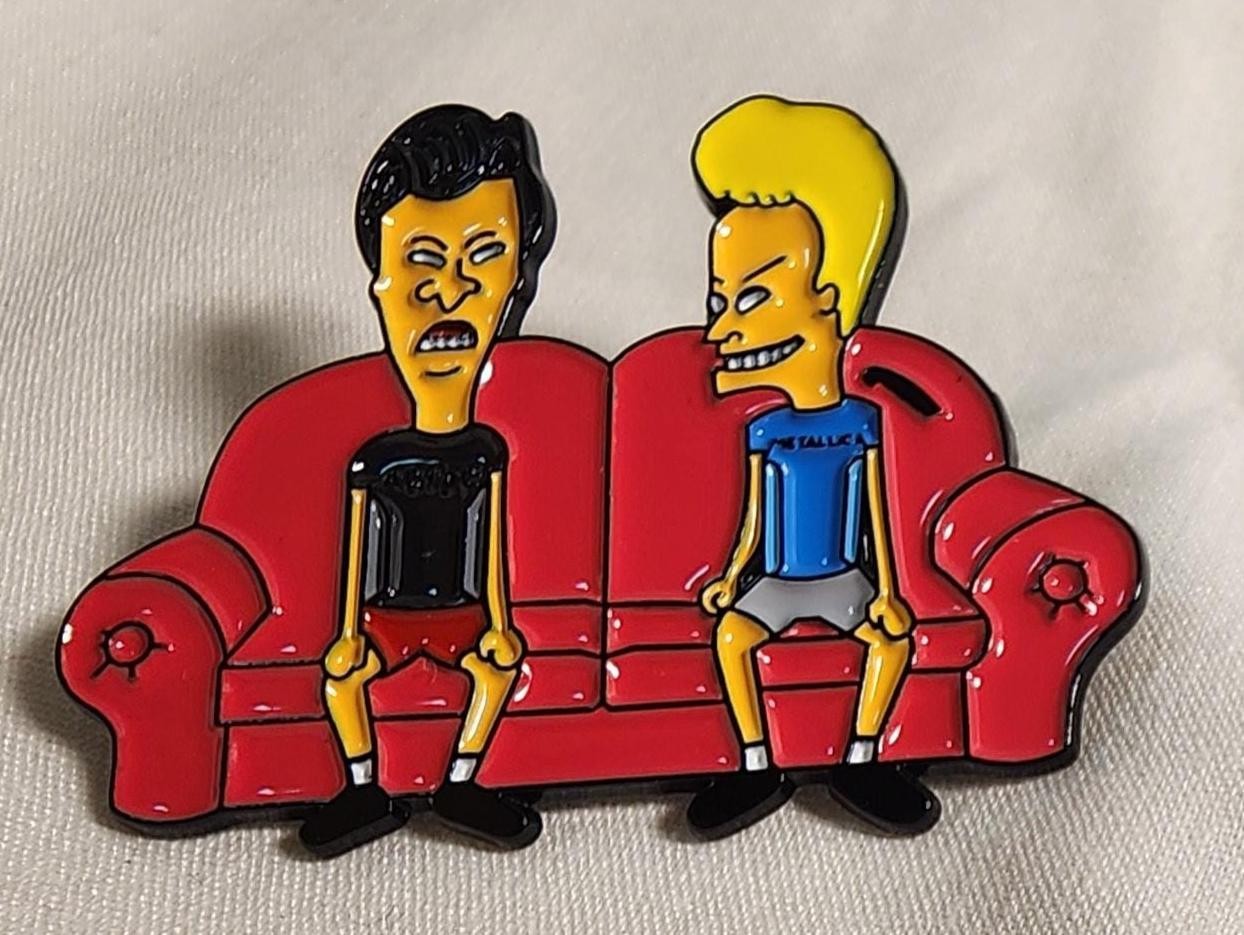 Beavis and Butthead MTV Enamel Pin