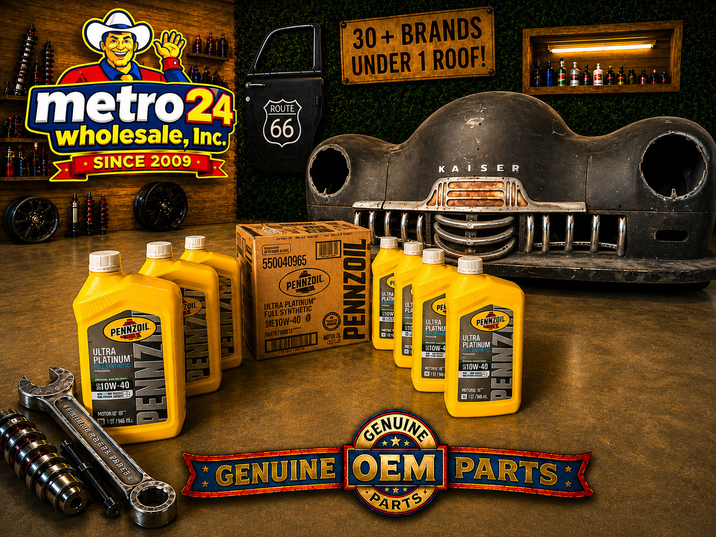 (7) Genuine SRT Pennzoil Oil Change Kit  0W-40 550040856 - same as dealer
