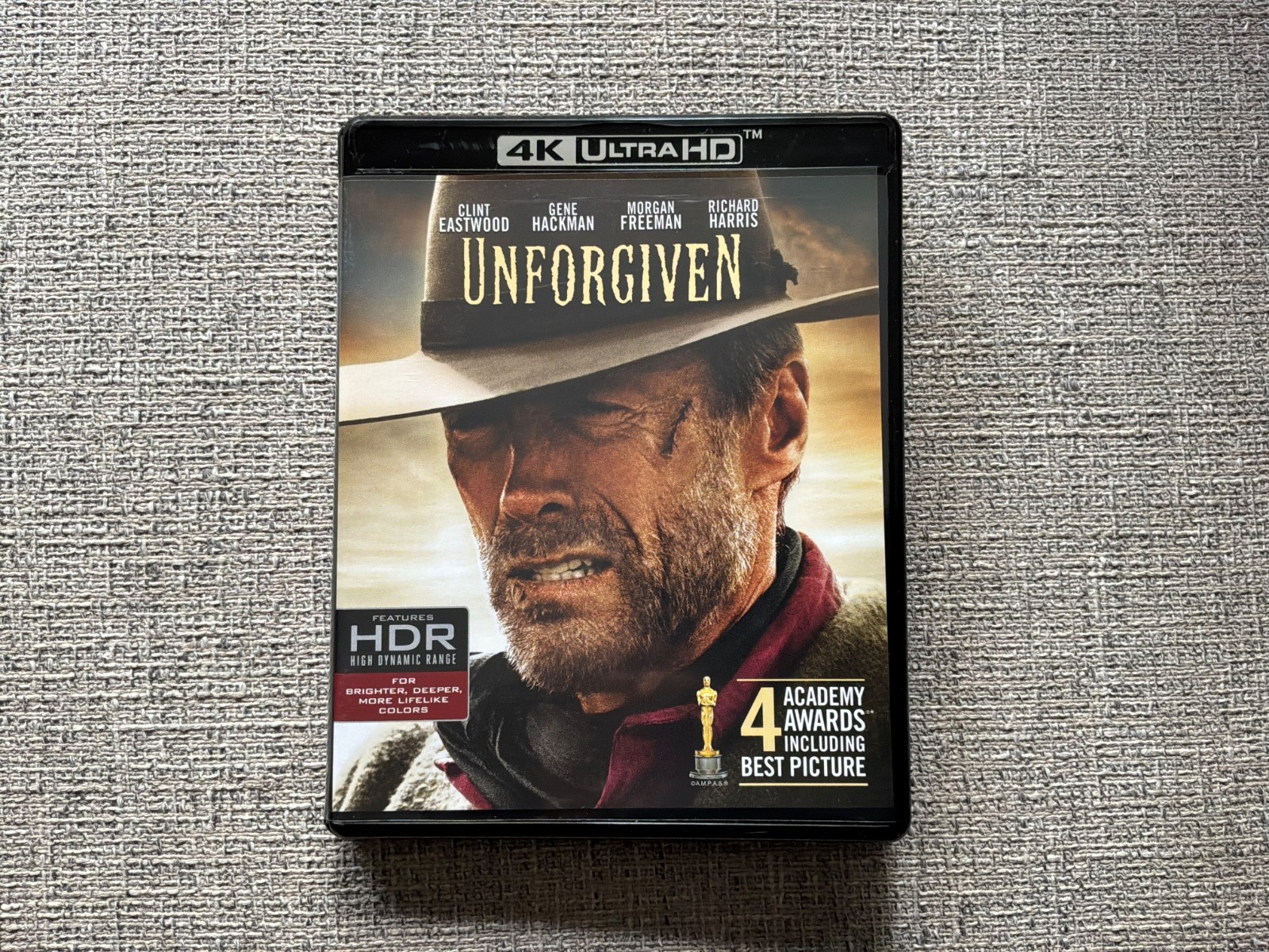 Unforgiven 4K UHD Blu-ray Clint Eastwood Mint Unforgiven 4K UHD Blu-ray Clint Eastwood Mint