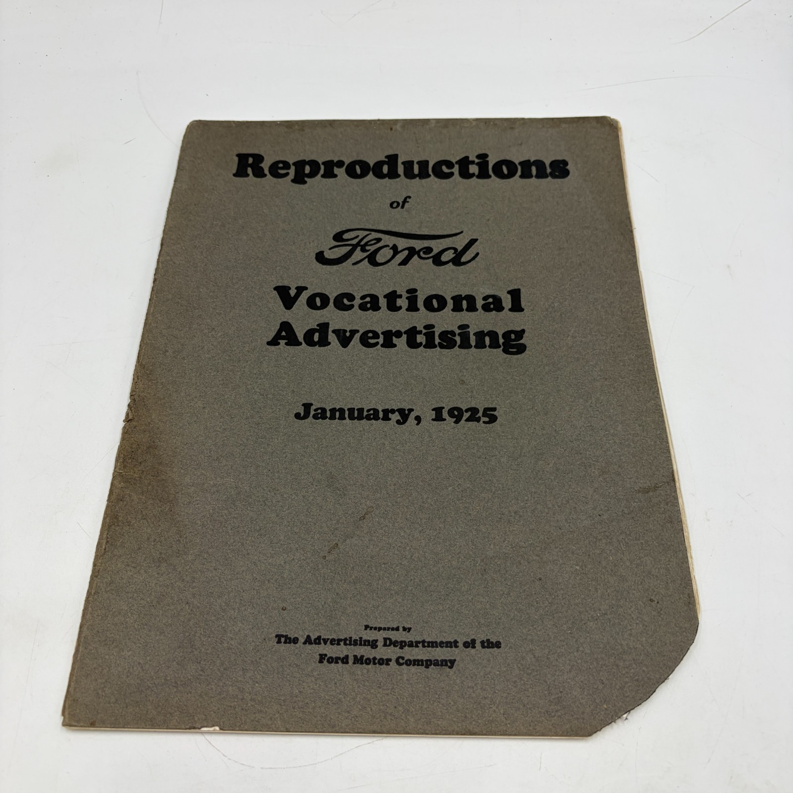 Antique 1925 Ford Vocational Advertising Booklet Model T Trucks Fordson Original