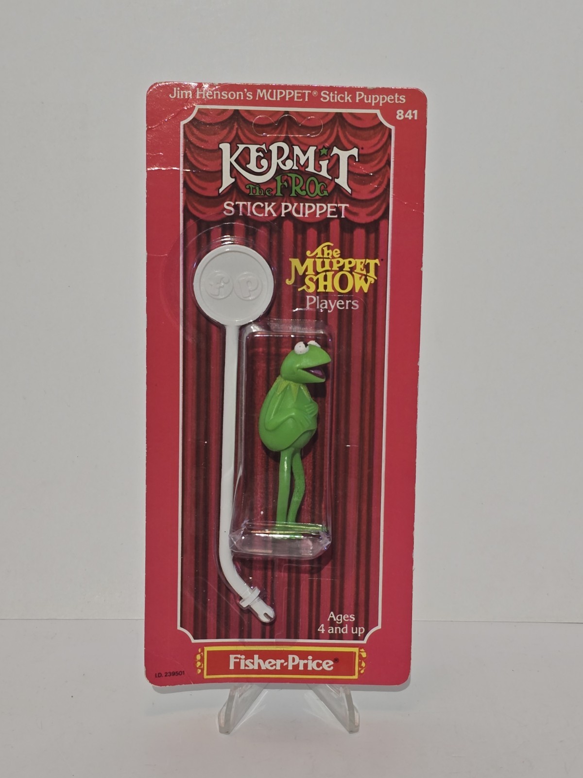 Fisher Price Kermit the Frog Stick Puppet Muppet Show Players Vtg 1979 Packaged Fisher Price Kermit the Frog Stick Puppet Muppet Show Players Vtg 1979 Packaged