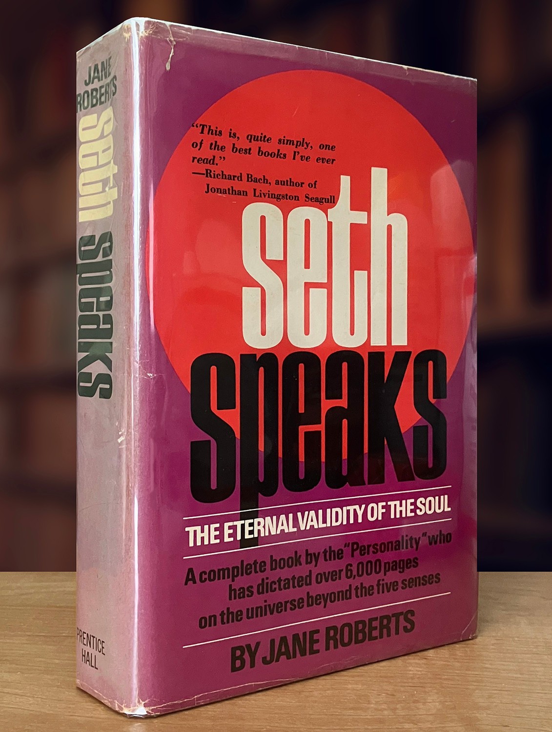 Seth Speaks  By Jane Roberts, Prentice-Hall First Edition (1972); Good Condition