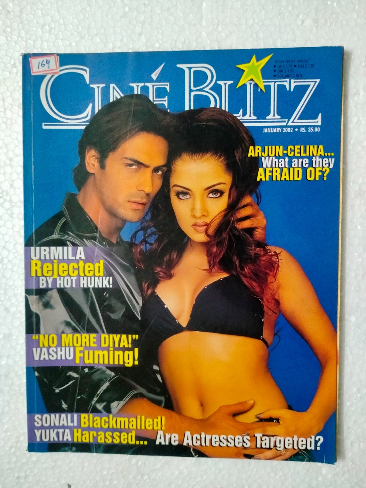 Cineblitz 2002 Arjun Celina Manisha Sonali Shah Rukh Amisha Magazine Bollywood