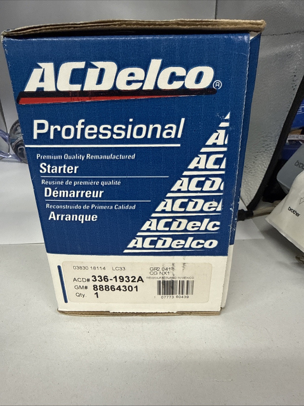 ✅ ACDelco 336-1932A (88864301) Starter Silverado, Suburban NOS
