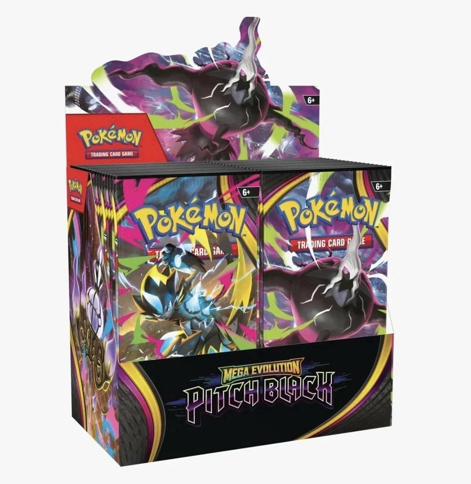 Pokémon TCG: Mega Evolution-Pitch Black Booster Display Box (36 Packs)