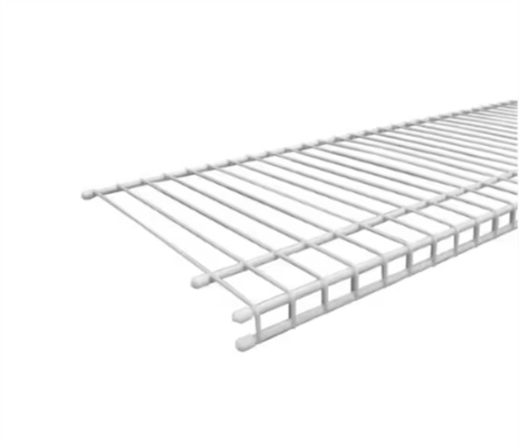 White Ventilated Wire Closet Shelf Wall Mount Shelving Rod Ready Steel Storage White Ventilated Wire Closet Shelf Wall Mount Shelving Rod Ready Steel Storage