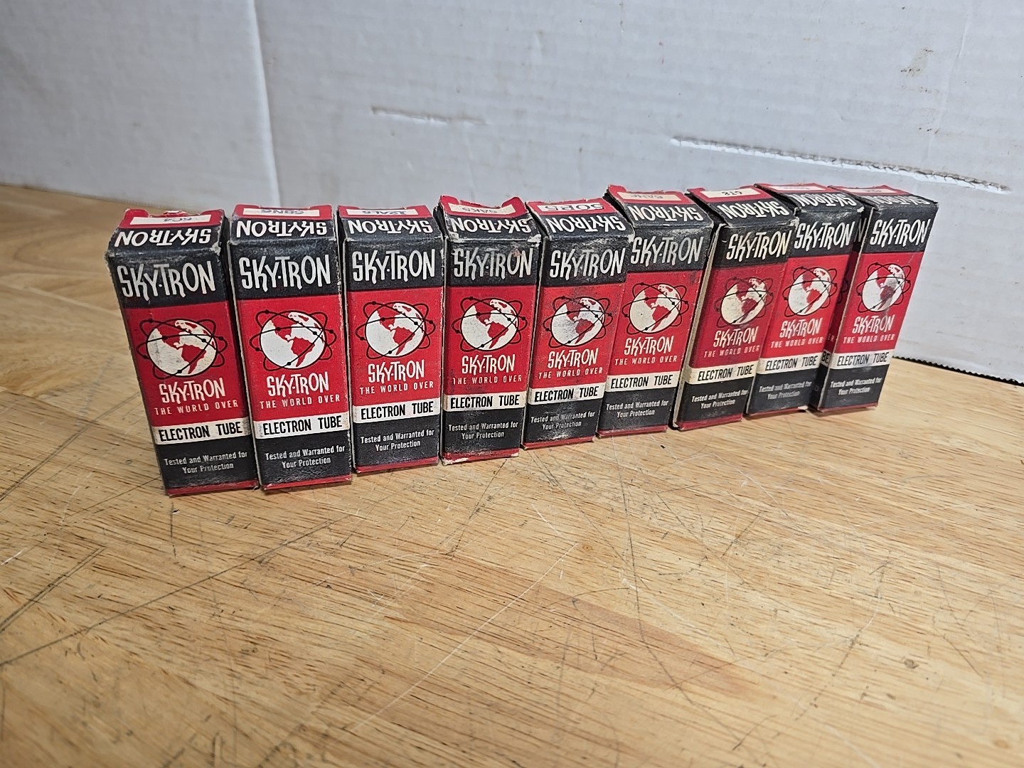 Vintage Sky-Tron Tubes lot(9)