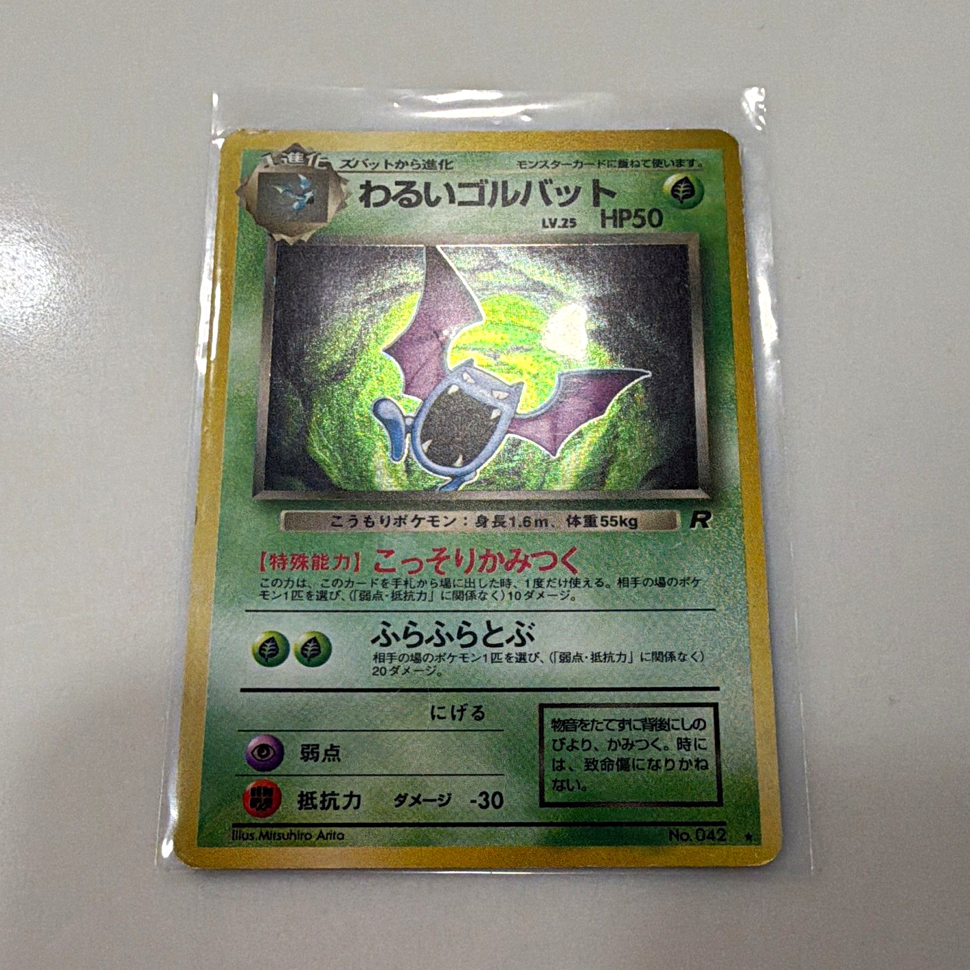 The Pokémon Company Pokémon TCG Rocket Gang Dark Golbat 042/?? Holo Rare JP The Pokémon Company Pokémon TCG Rocket Gang Dark Golbat 042/?? Holo Rare JP