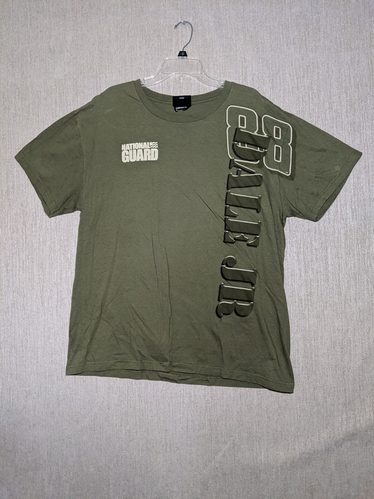Chase Authentics Nascar Men\'s XL T Shirt Green Cotton Dale Jr. National Guard Chase Authentics Nascar Men\'s XL T Shirt Green Cotton Dale Jr. National Guard